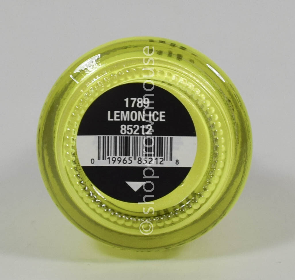 China Glaze Nail Lacquer Polish Lemon Ice 0.5 fl oz - Long-Lasting Color