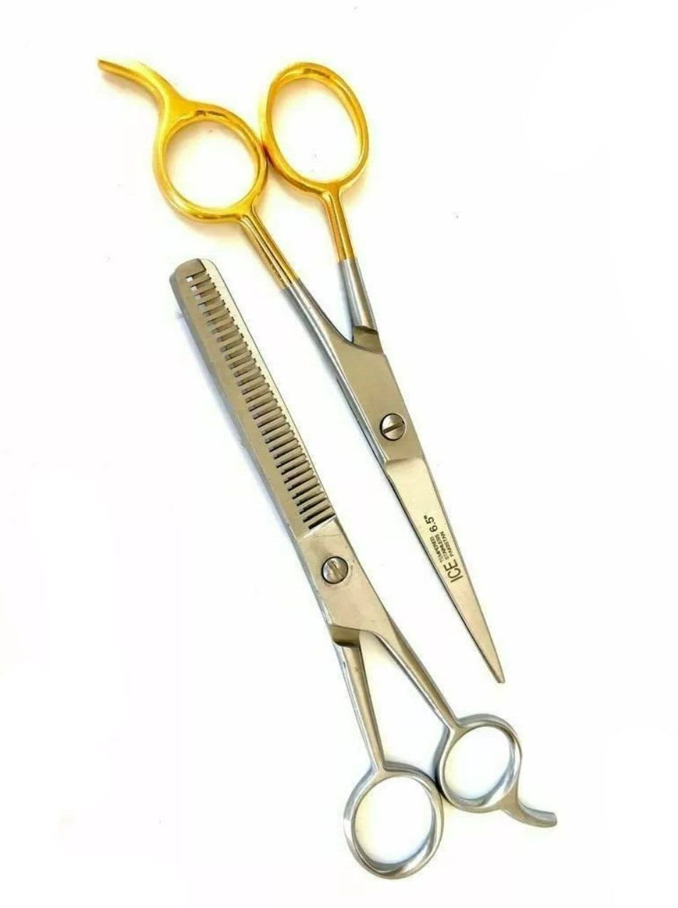 6.5-Inch Professional Hair Cutting Japanese Scissors Thinning Barber Shears Set