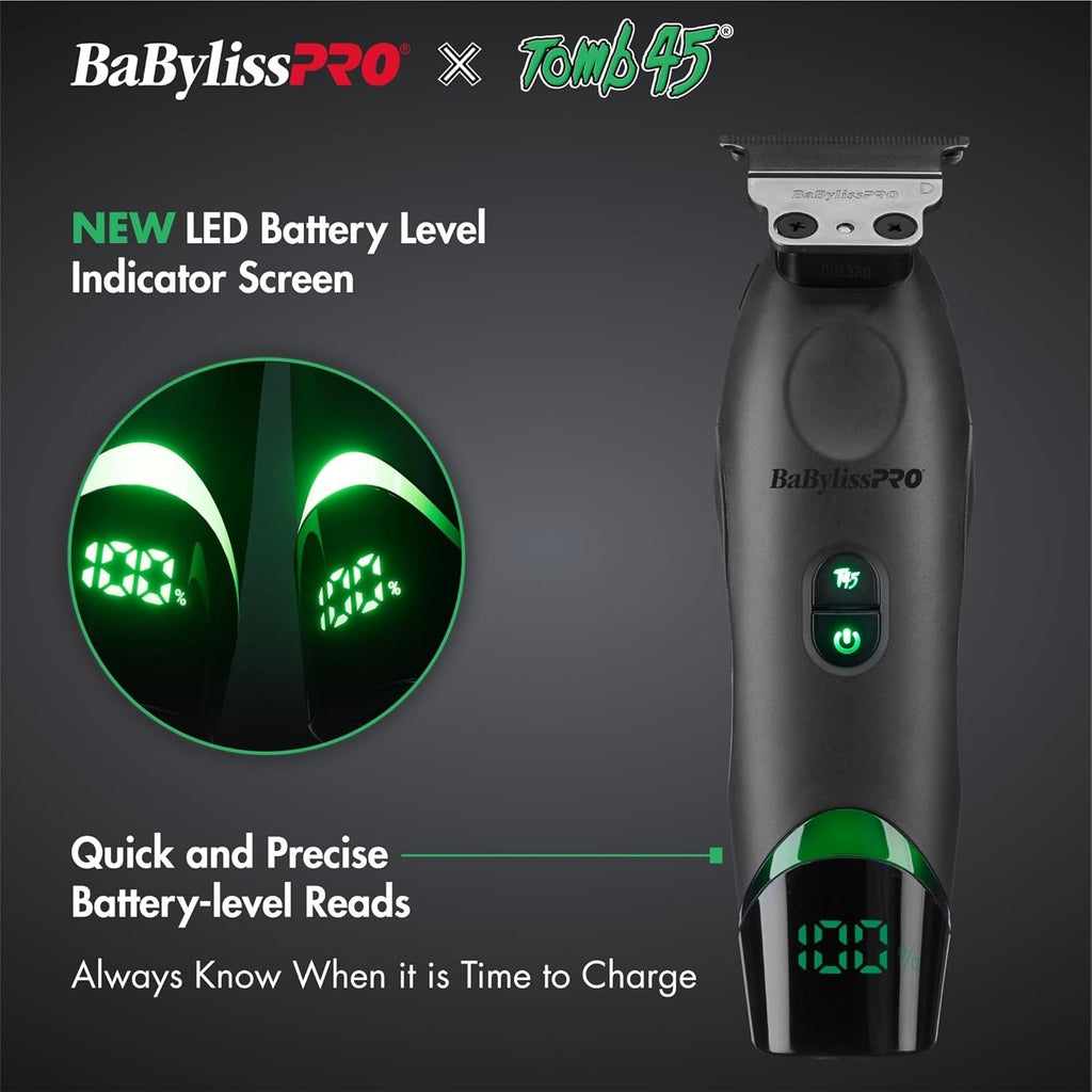 Wireless Charging Lithium-Ion Trimmer FXT45T Zero Gap Hair Clipper
