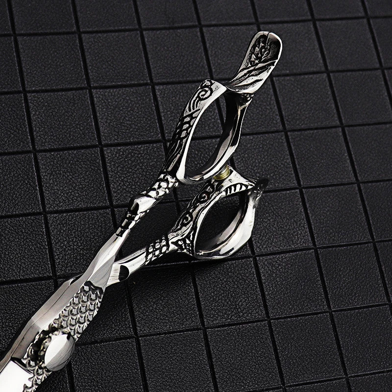 Professional Haircut Scissors 6 Inch Japan Steel Thinning Shears - Sharp & Ergonomic