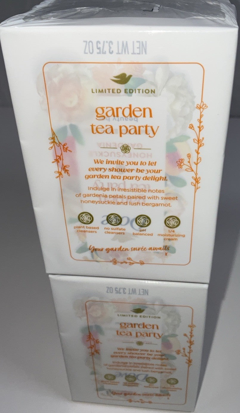 Dove Garden Tea Party Honeysuckle Gardenia Beauty Bar Set - 8 Full-Size Bars