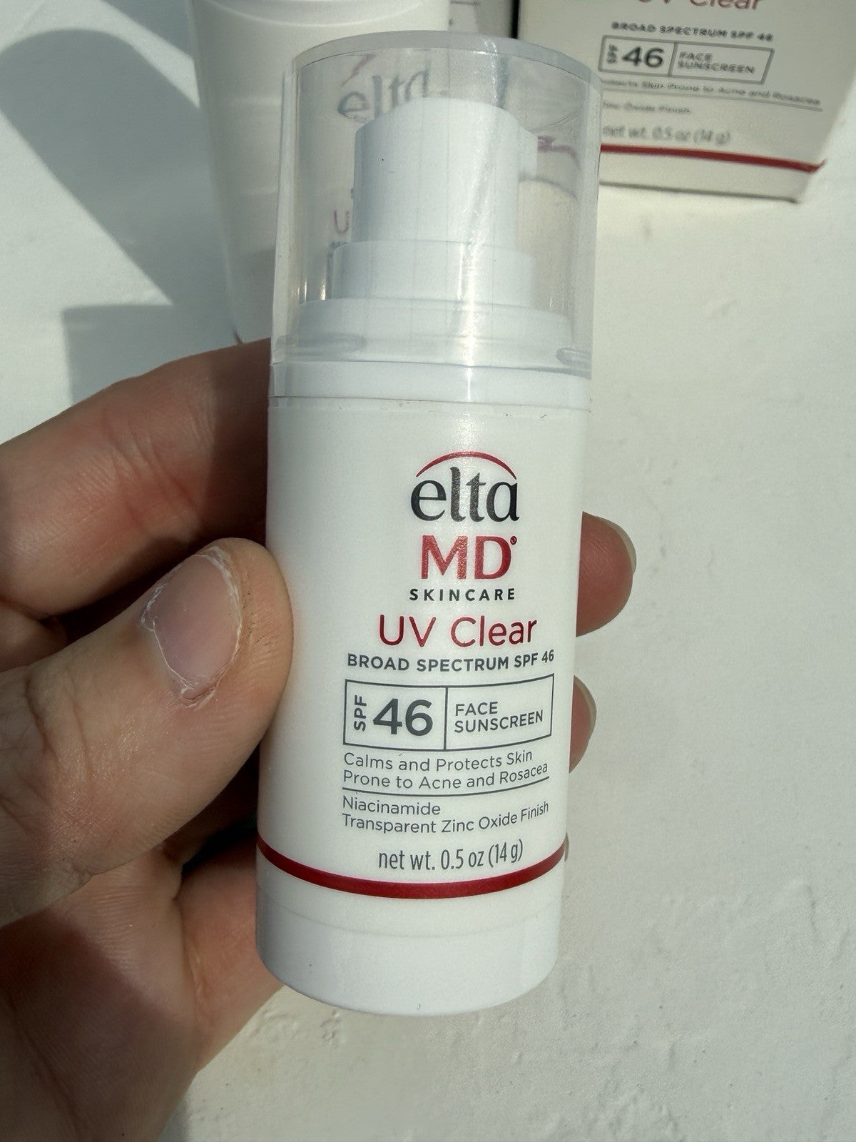 Face Sunscreen Bundle SPF 46 with 1.7 oz & 0.5 oz Bottles