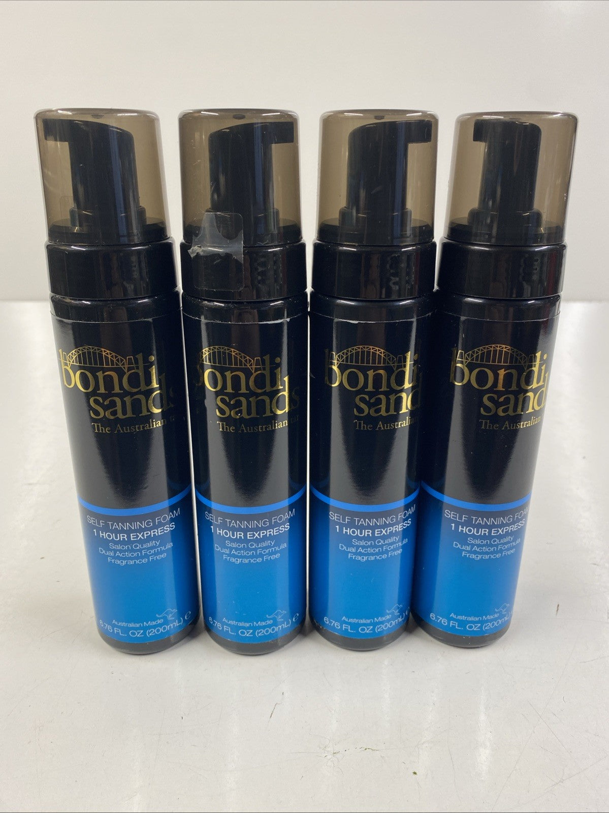 4-Pack Self Tanning Foam 1 Hour Express - Bondi Sands 6.76 Fl Oz