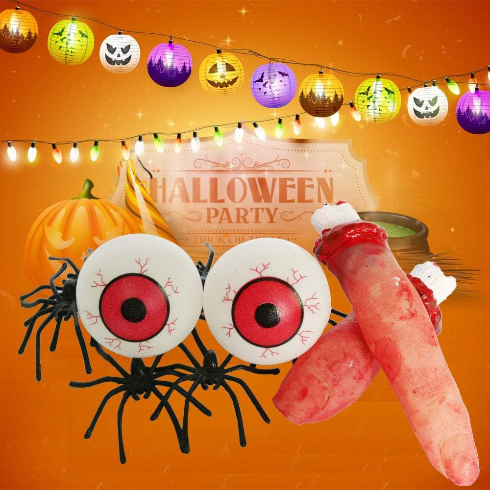 Halloween Bath Bombs Set of 3 Red Spooky Themed Bath Additives for Halloween Decor