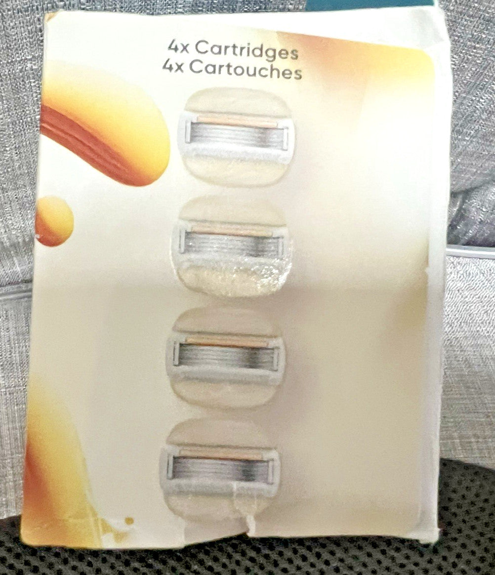 Gillette Venus MoistureGlide 4 Refill Cartridges with 5 Blades Argan Oil
