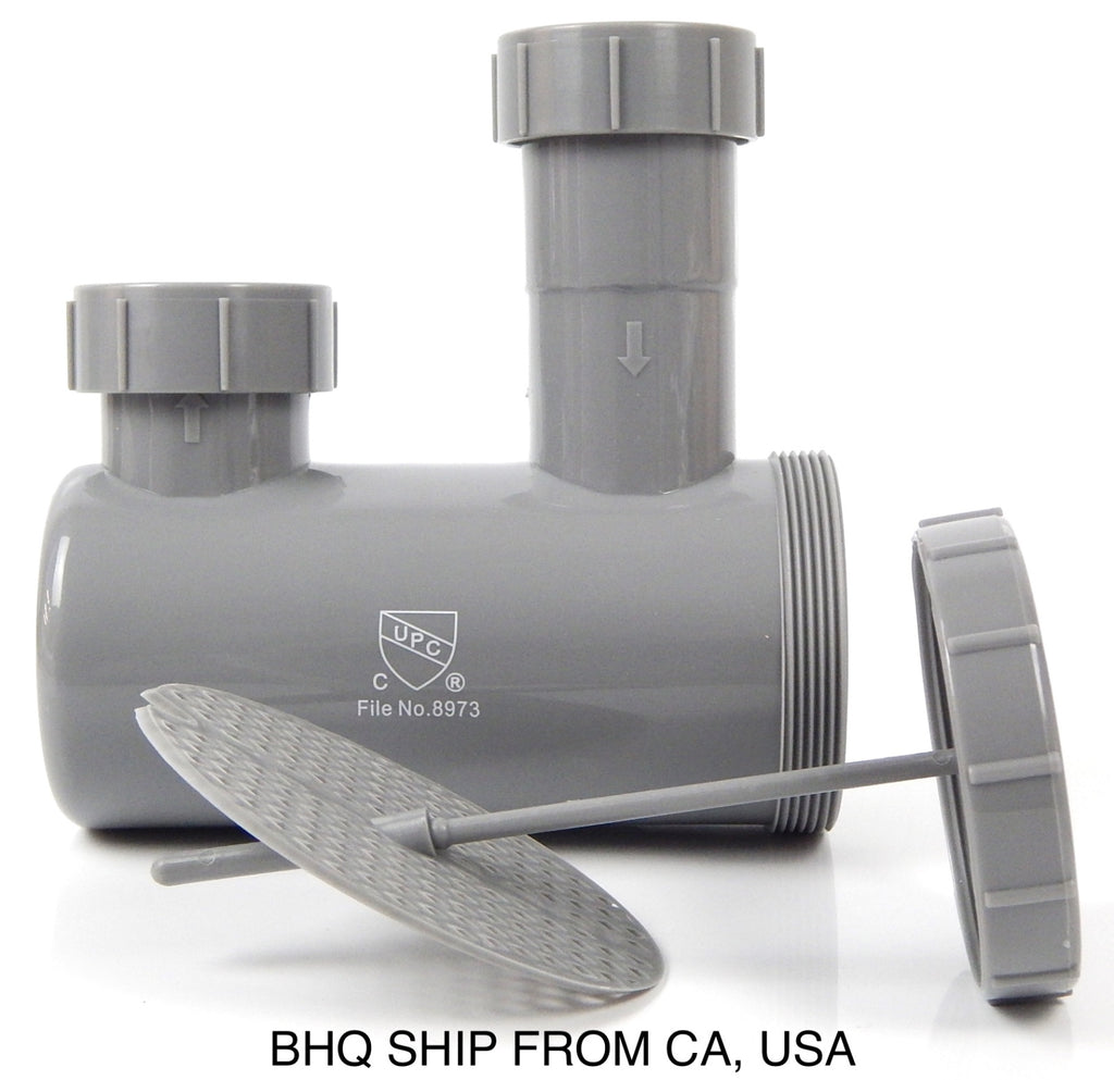 PVC Hair Wash Basin P-Trap for Shampoo Bowl Hair Salon Equipment