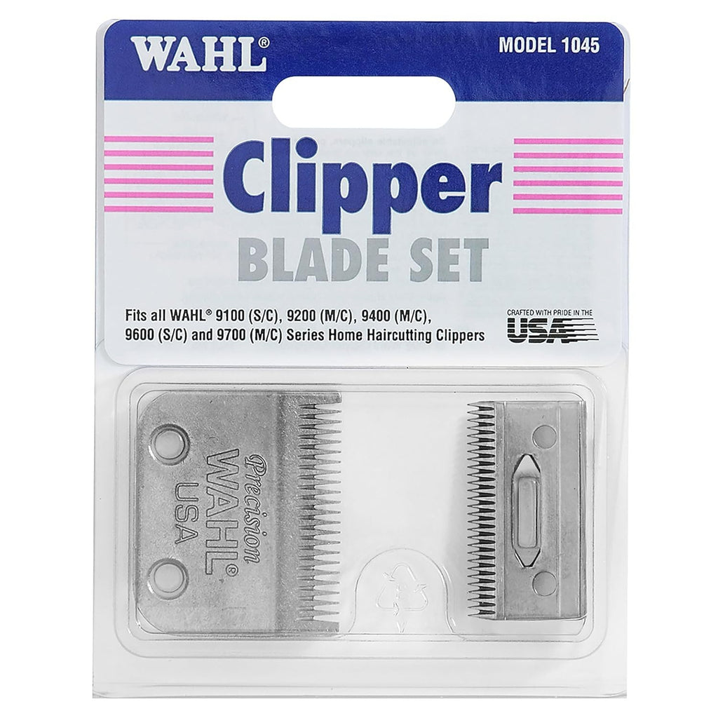 Universal Hair Trimmer Blade Set Compatible with Wahl Models - Stainless Steel Replacement Blades