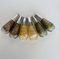 Set of 6 Multicolor Nail Polish with Shiny Lustre Finish and Peeling Cap - Nail Care