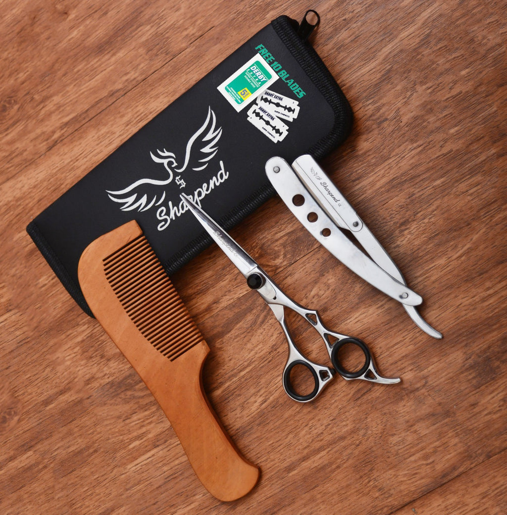 Professional Hair Cutting Scissors 6.5 Inch Salon Barber Shears Stainless Steel