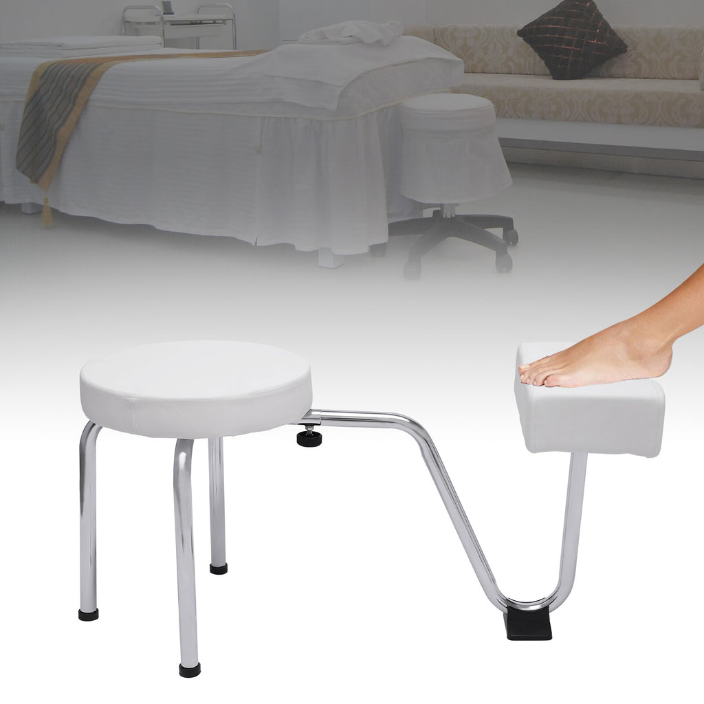 Adjustable Pedicure Foot Rest Stool Chair for Salon & Spa