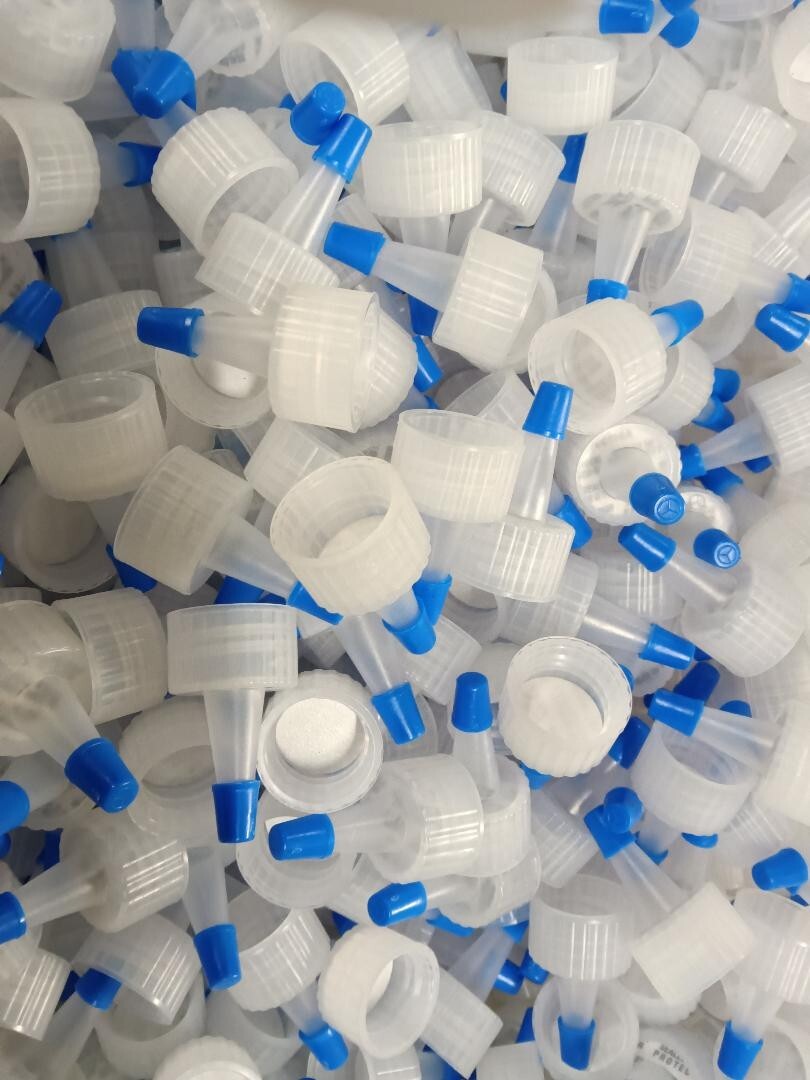 Plastic Bottle Dispensing Caps with Tips - 24-410 Size, Multiple Variants