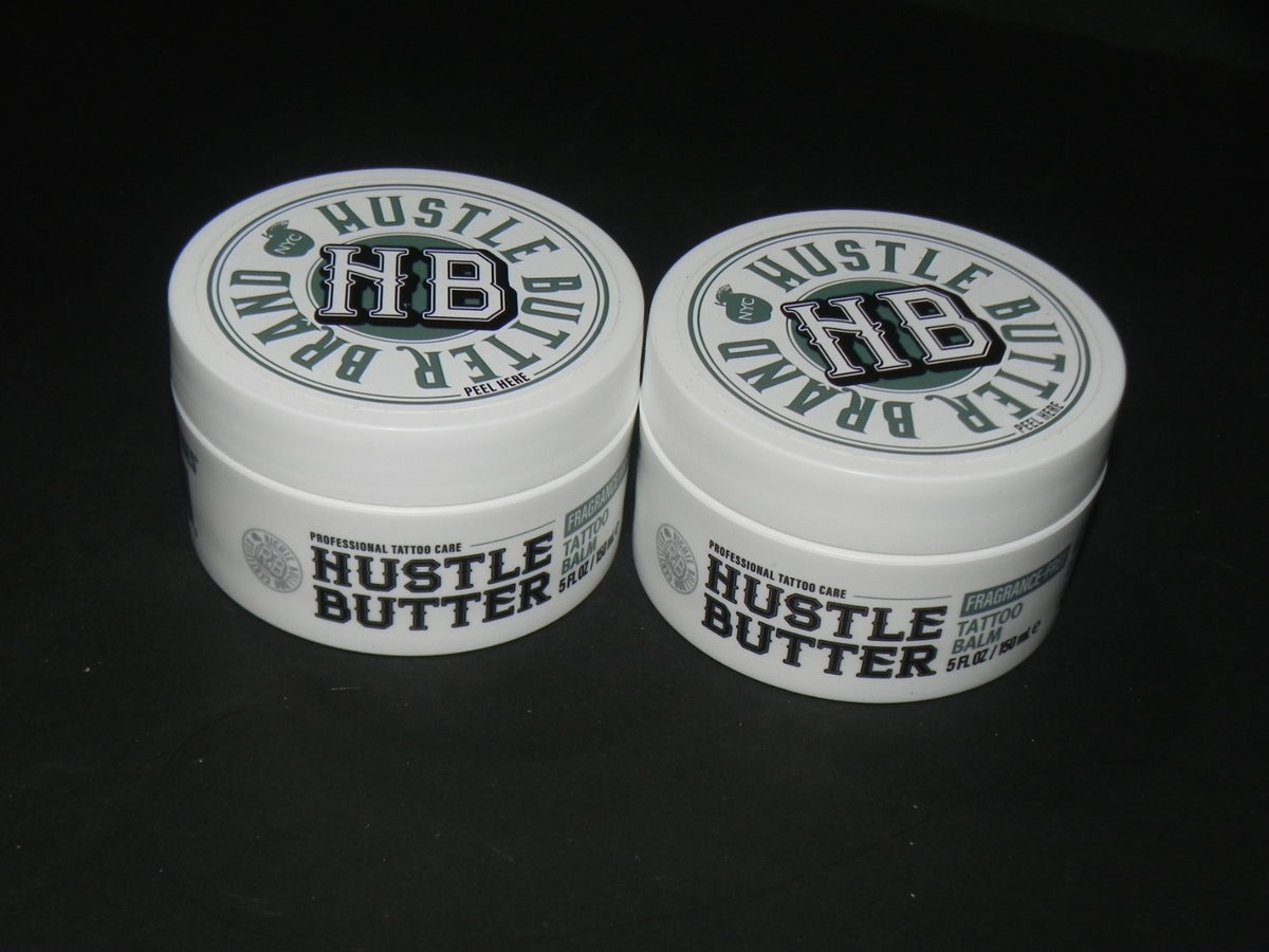 Hustle Butter Fragrance Free Tattoo Aftercare Balm - 5oz (2 Pack) Vegan