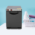 Electric Towel Warmer & UV Sterilizer Cabinet for Bathrooms - Black
