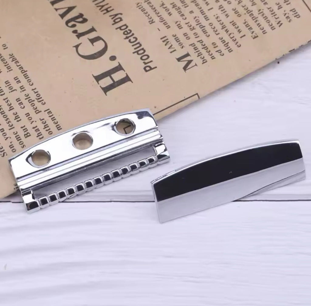 Single Edge Safety Razor Handle Stainless Steel & Zinc Alloy Head