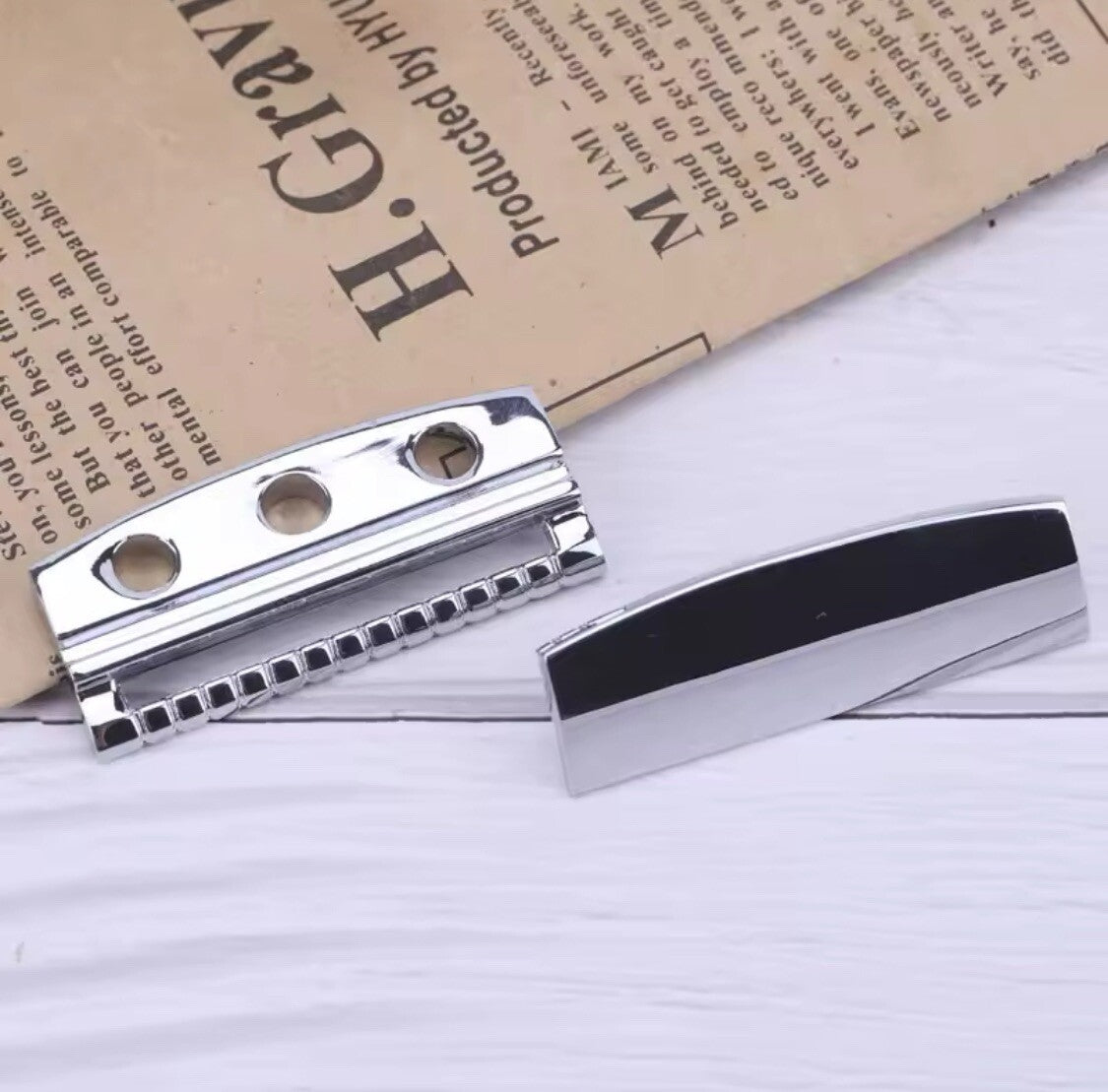 Single Edge Safety Razor Handle Stainless Steel & Zinc Alloy Head