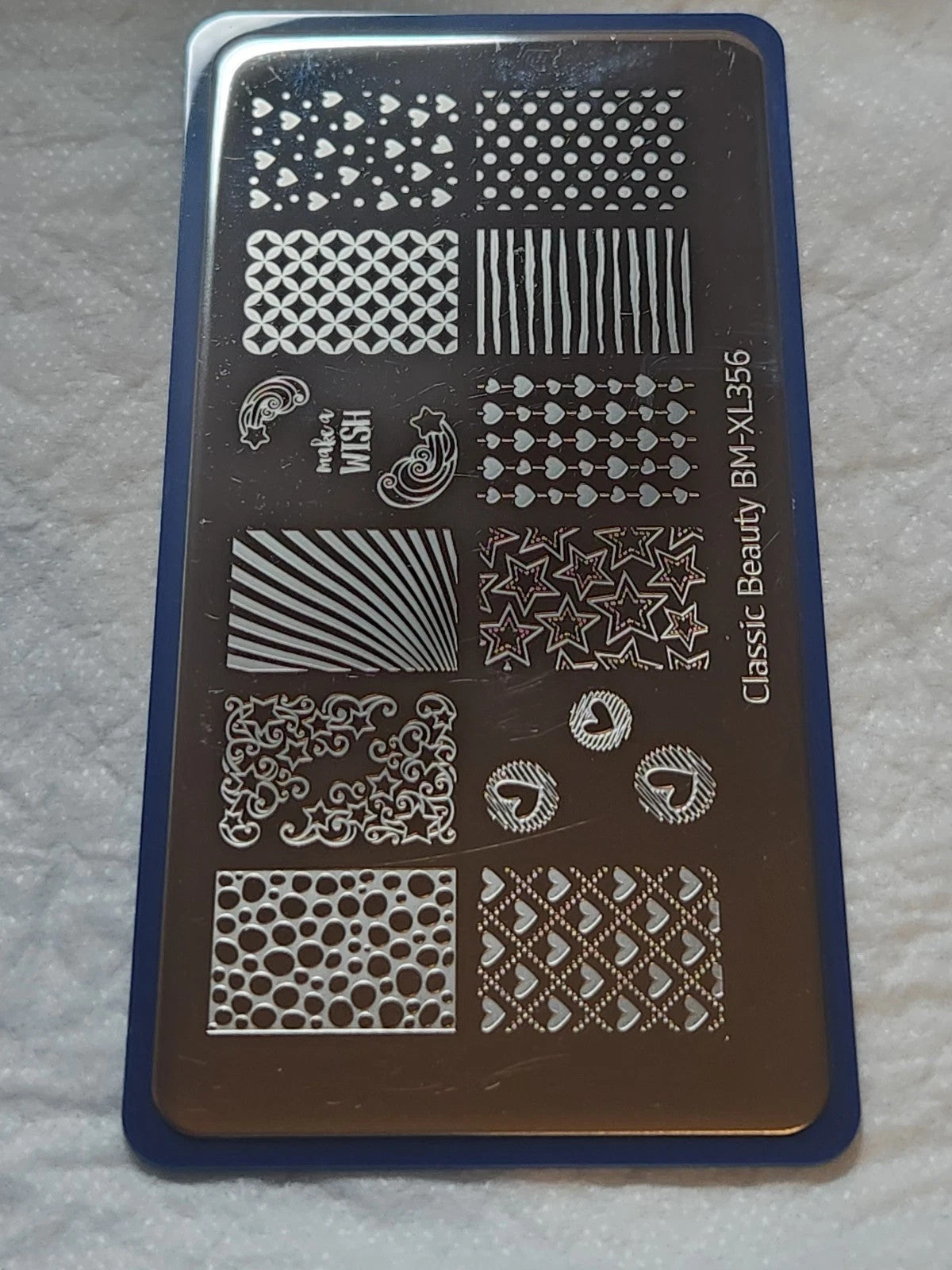 Nail Stamping Plate BM-XL356 - Creative Nail Art Design