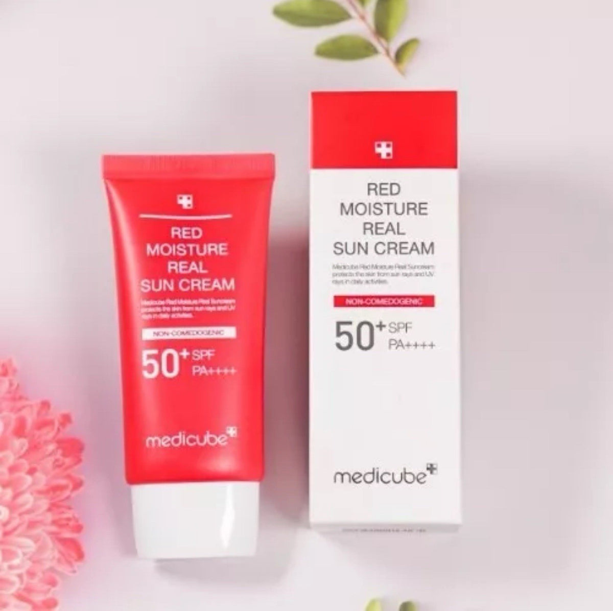 MEDICUBE Red Moisture Sun Cream SPF50+ PA++++ 50ml - Hydrating UV Protection for All Skin Types