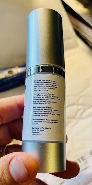 Broad Spectrum SPF 40 Sunscreen - MiamiMD Sun Shield, 30ml