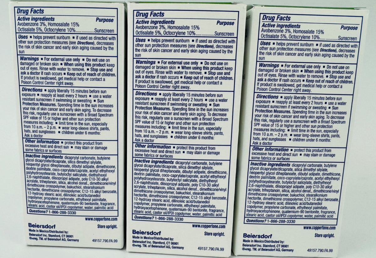 SPF 60+ Face Sunscreen with Invisible Finish and Antioxidant Bakuchiol - 3 Pack