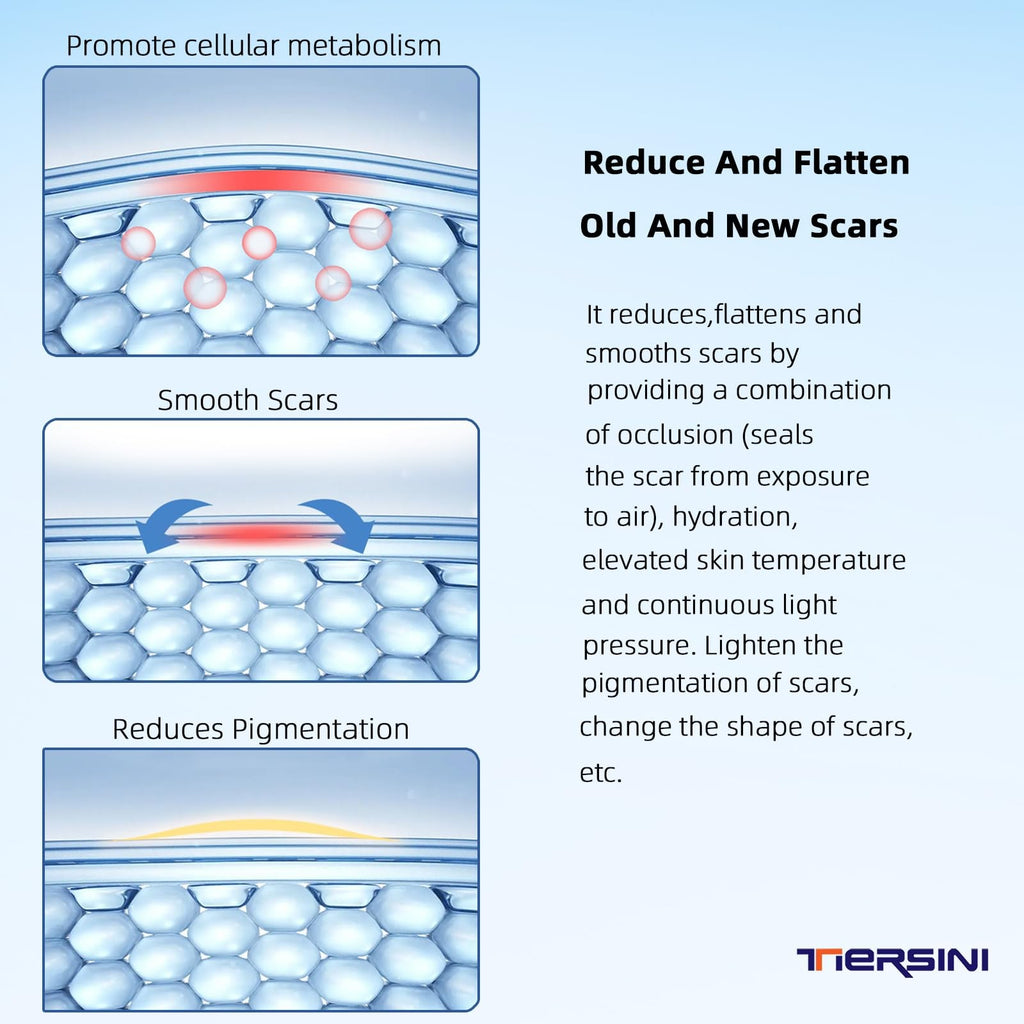 Reusable Silicone Scar Tape Roll 1.6” x 120” for C-Section & All Scars