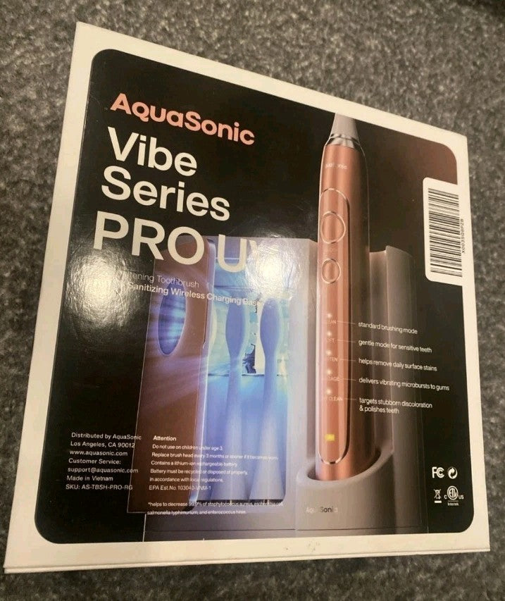 UV-Ultra Electric Toothbrush Rose Gold - Vibe Series PRO