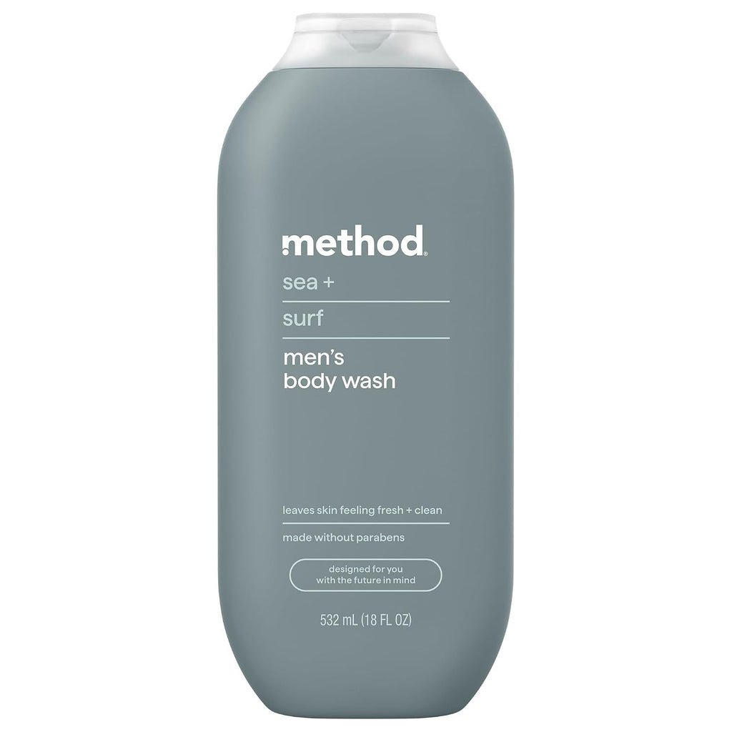 Men's Body Wash 18oz - Sea + Surf Scent, Gentle & Moisturizing