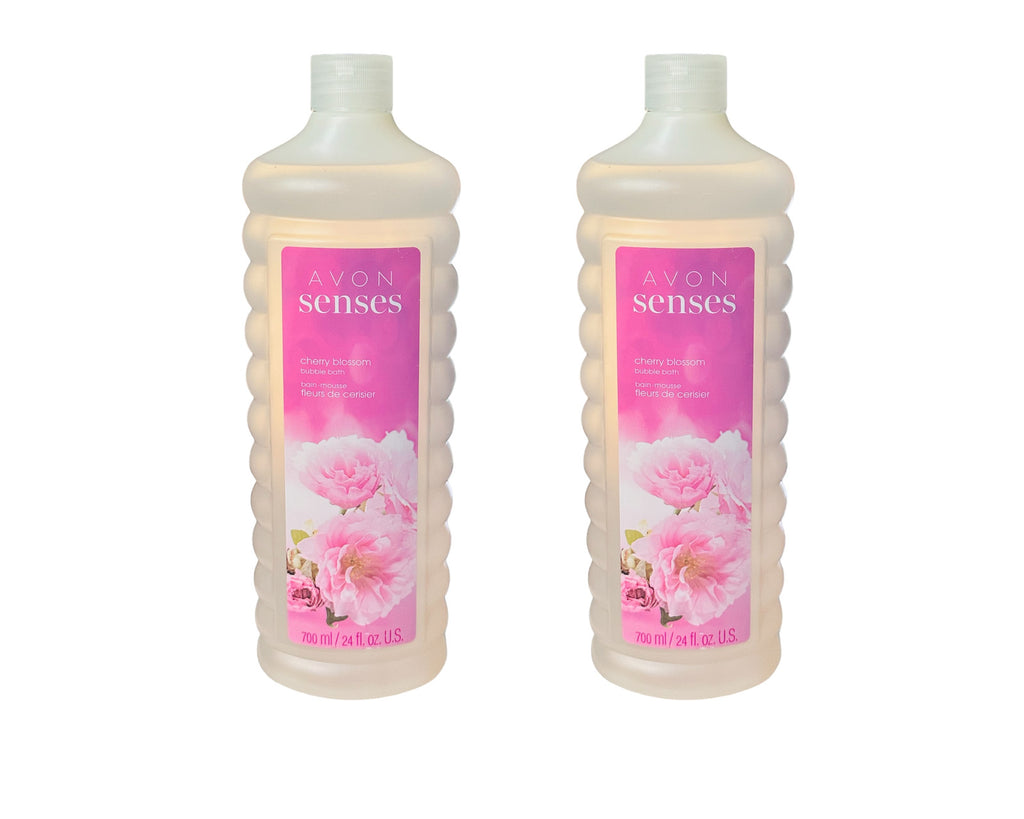 Cherry Blossom Bubble Bath Set - 24 oz Bottles, Lot of 2