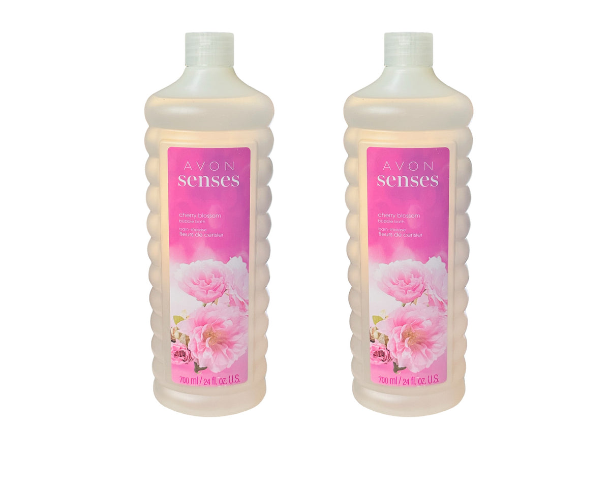 Cherry Blossom Bubble Bath Set - 24 oz Bottles, Lot of 2