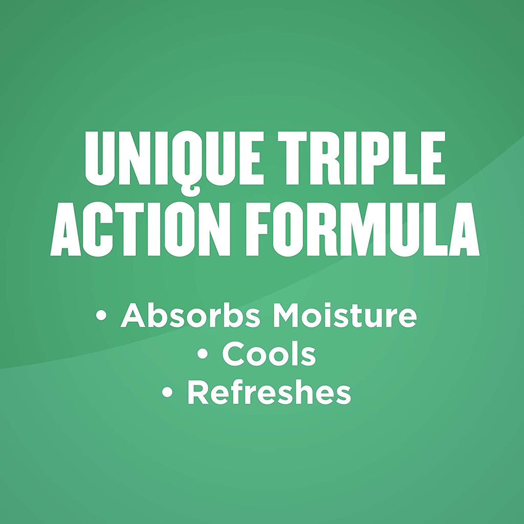 Men's Talc-Free Body Powder with Refresh 360 Scent - 10 Oz. Moisture & Odor Control