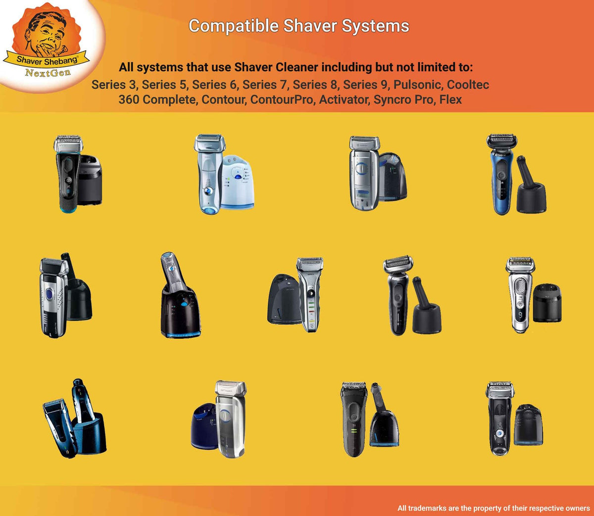 Refill Solution for Braun Clean & Renew Shaver Cartridge - 9 Pack, 1500ml