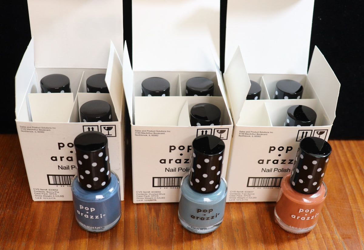 Set of 12 Fall Spice & Berry Pie Nail Polish - Pop-Arazzi