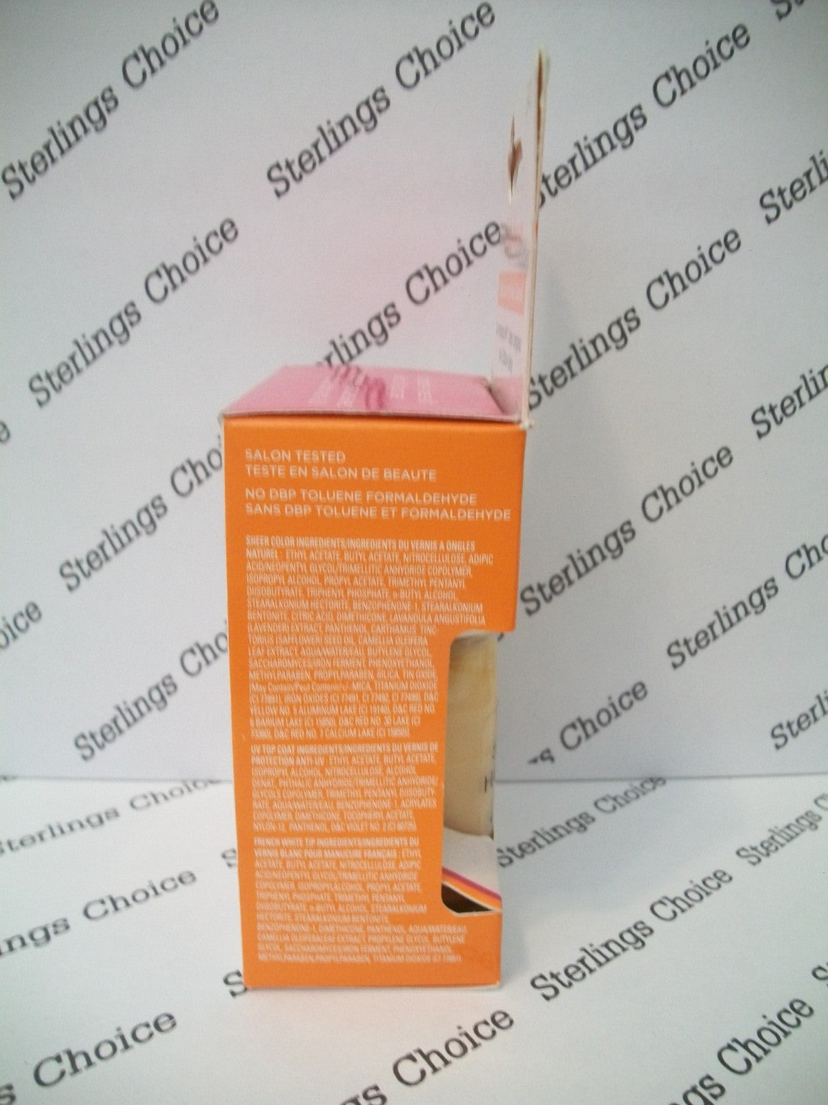 French Manicure Kit with White Tips & Top Coat - Nearly Nude Style