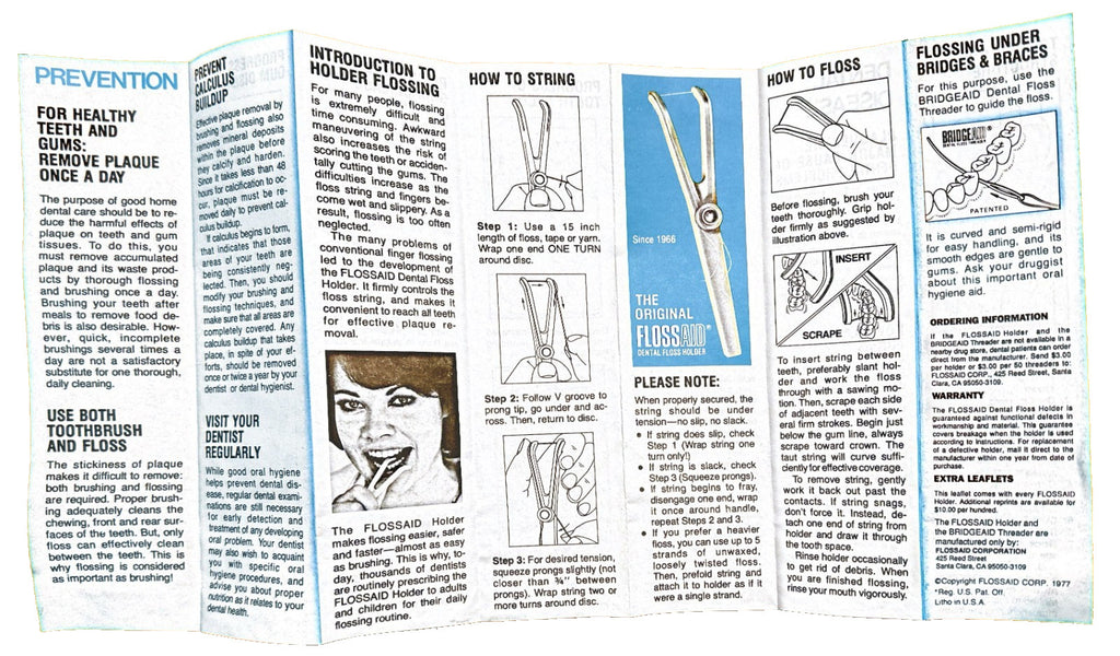 Dental Floss Holder Set of 3 - Easy Grip, Full Wrap Flossing Aid