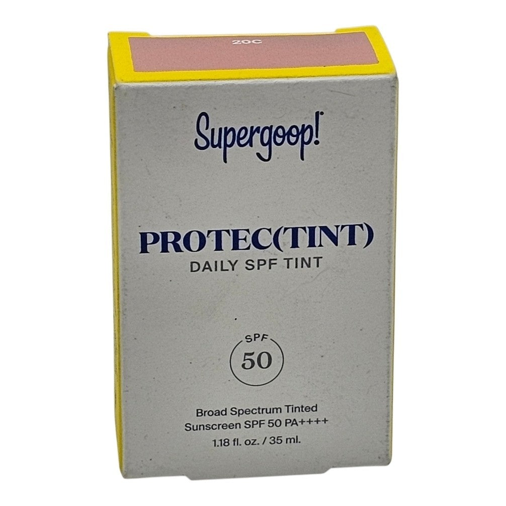 Supergoop Protec(tint) SPF 50 Tinted Sunscreen Shade 20C 1.18oz - Broad Spectrum UV Protection