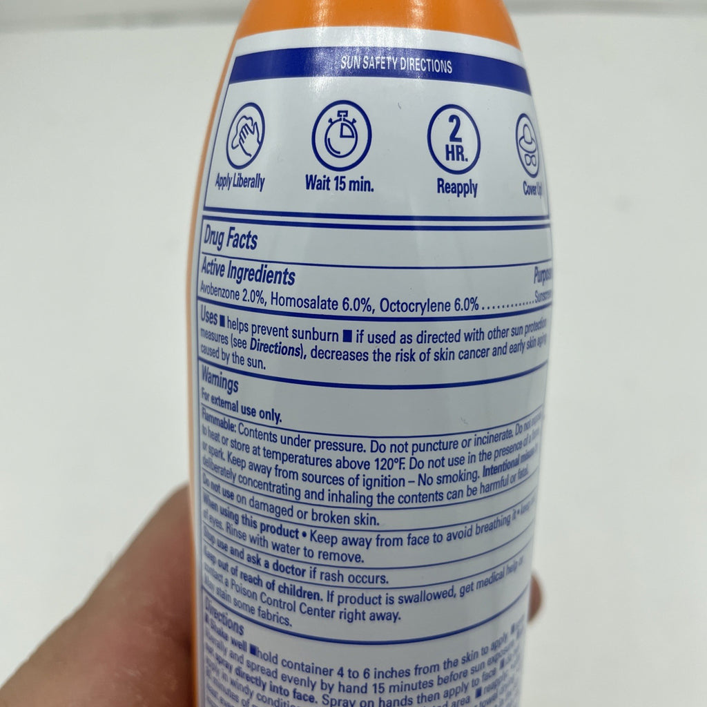 Broad Spectrum SPF 30 Sunscreen Spray - 6 oz. Waterproof Sun Protection