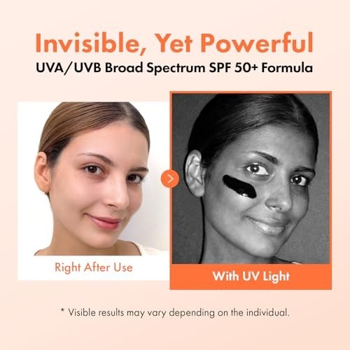 SPF50+ Broad Spectrum Sunscreen with Hydrating Rice Bran & Hyaluronic Acid - No White Cast