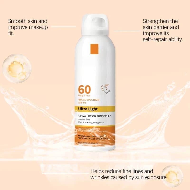 Moisturizing Sunscreen Spray SPF 50 UV Skin Protection 100ml