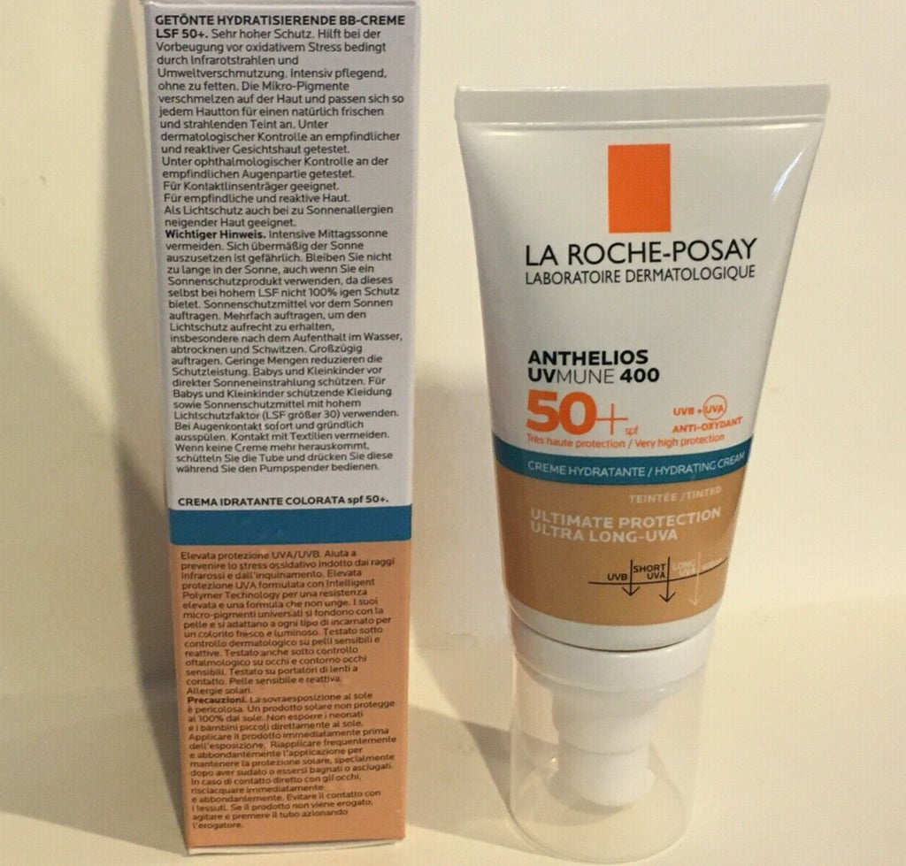 Tinted Moisturising Sunscreen SPF50+ Cream for Sensitive Skin - 50ml