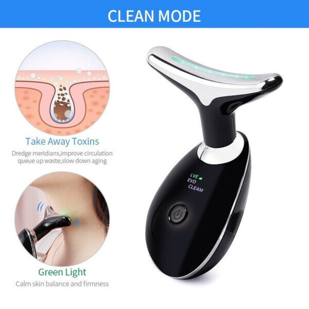 Neck Face Lifting Massager Device LED Anti-Wrinkle Skin Tightening for Double Chin