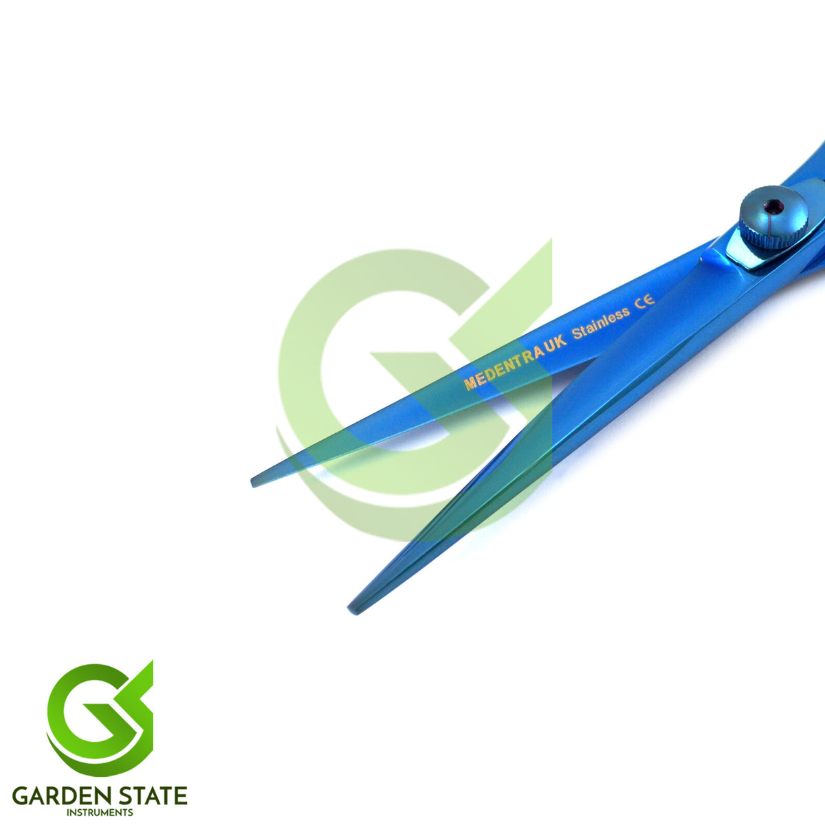 Blue Hair Cutting Scissors 5.5 Inch Professional Barber Shears Sharp Razor for Salon