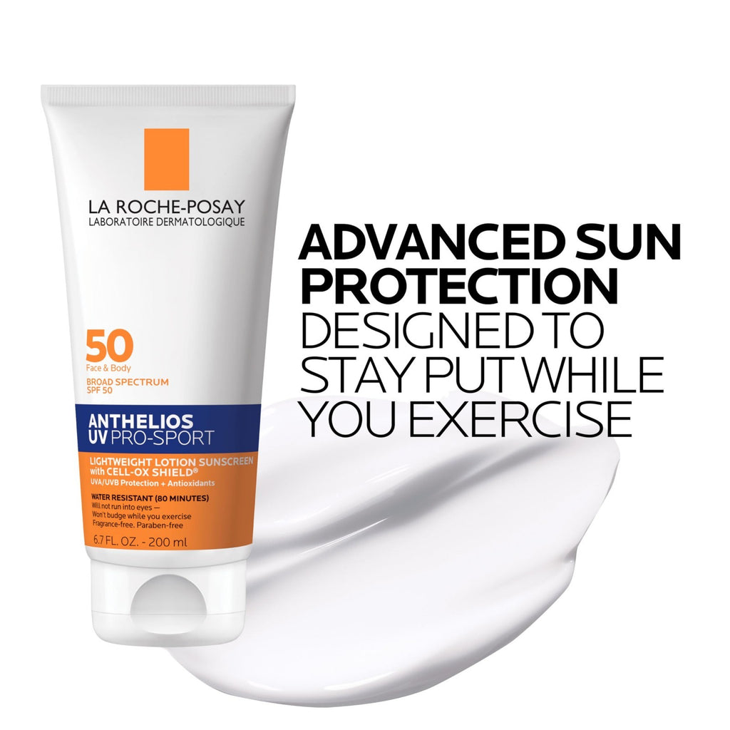 SPF 50 Water-Resistant Sunscreen for Face & Body - Long-Lasting UV Protection
