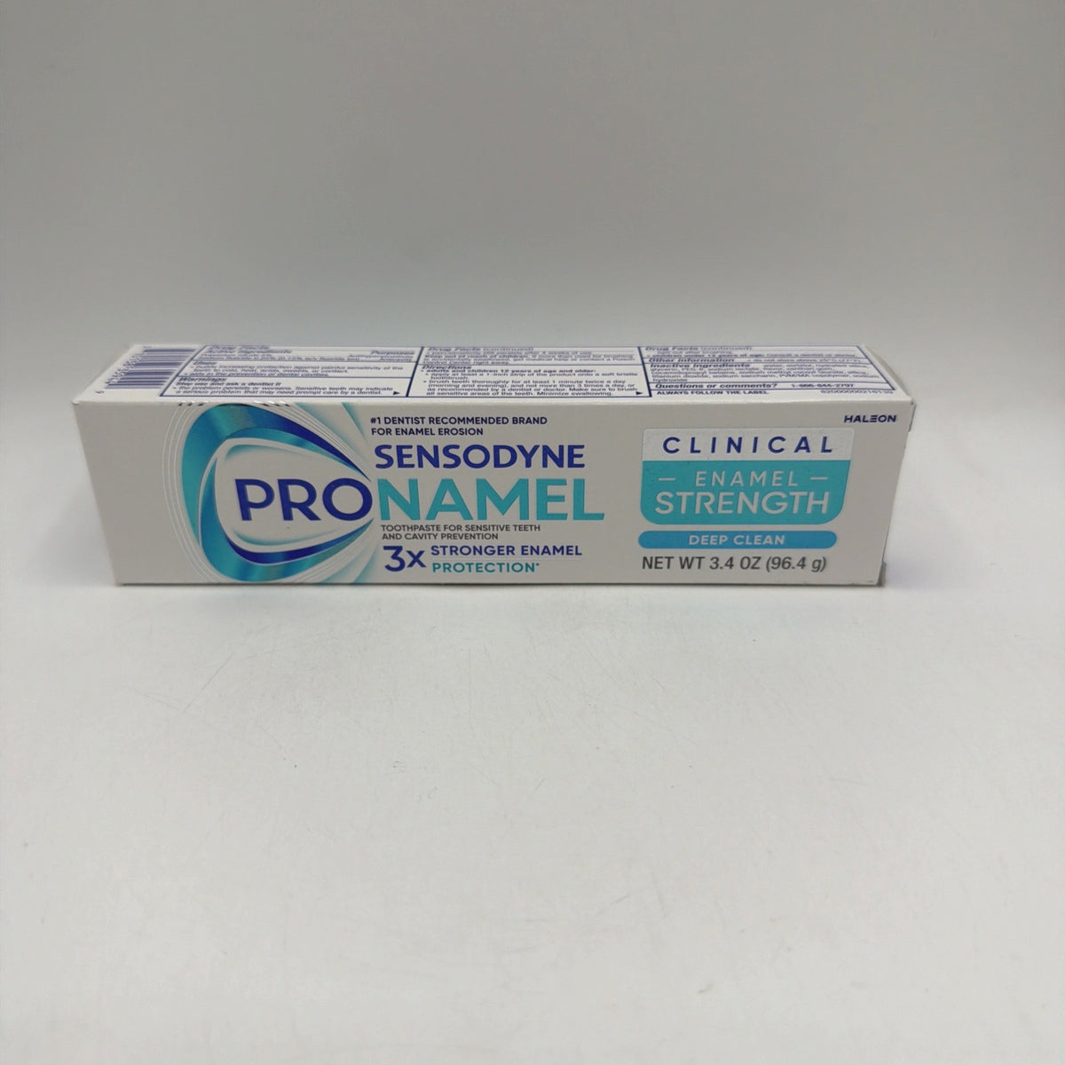 Sensodyne Enamel Repair Deep Clean Toothpaste 3.4oz Pack of 3