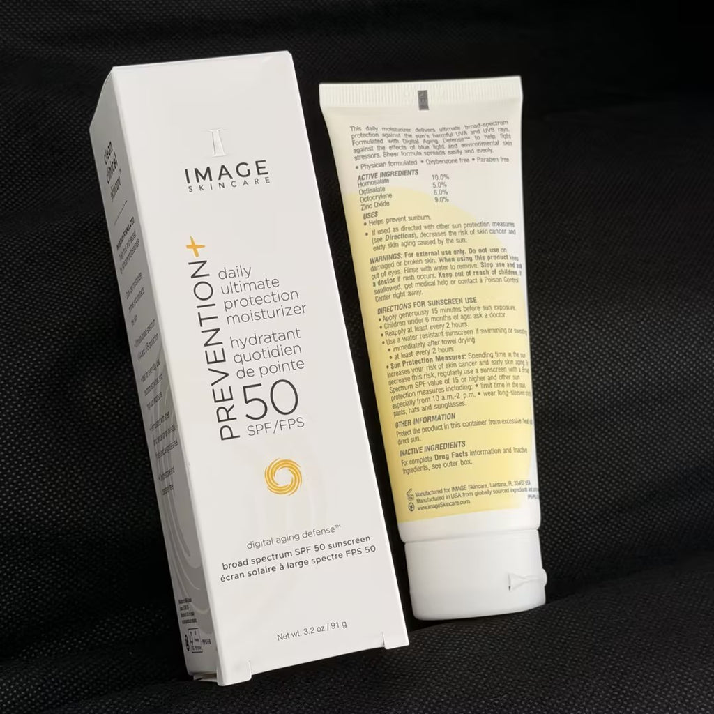 SPF 50 Daily Moisturizer with Sun Protection - Hydrating Face Cream 3.2oz