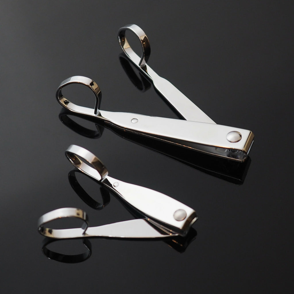 Stainless Steel Toe and Finger Nail Clippers Set - Large & Small EZ Grip Handles