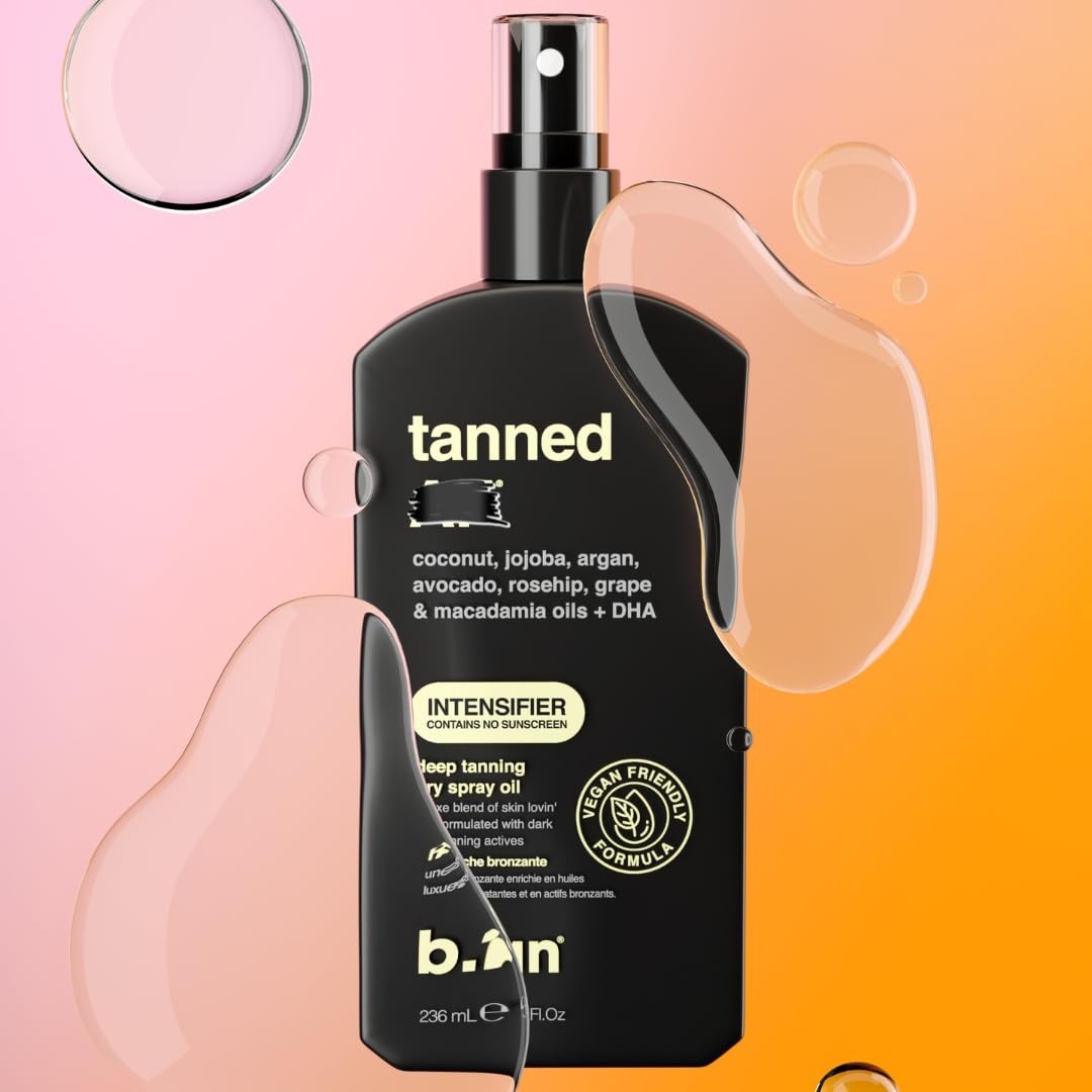 Fast-Acting Tanning Oil Spray - Ultra Dark Tan in Less Time, 8 Fl Oz