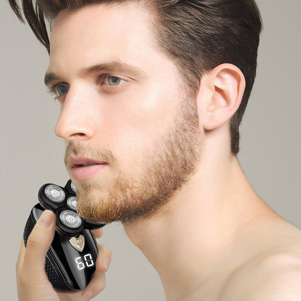 Electric Head Shaver for Men Cordless Wet Dry Skull Razor with 5 Attachments