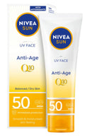 SPF50 Face Sunscreen with Anti-Age Q10 & Moisturizer 50ml