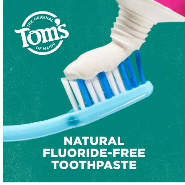(2 Pack) Natural Whitening Fluoride-Free Toothpaste with Peppermint - Sensitive Plus 4.5 oz
