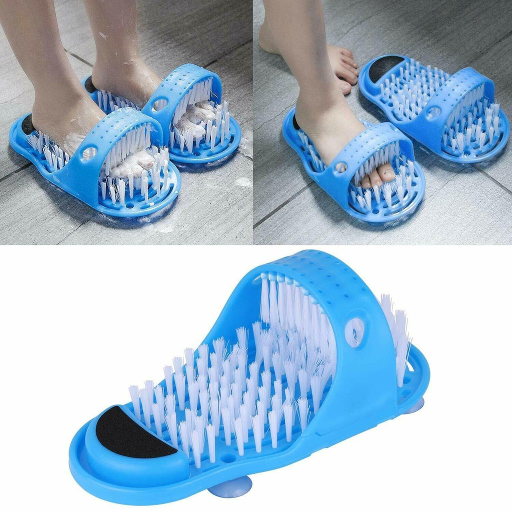 Foot Scrubber Exfoliating Massager Slipper Brush for Foot Care