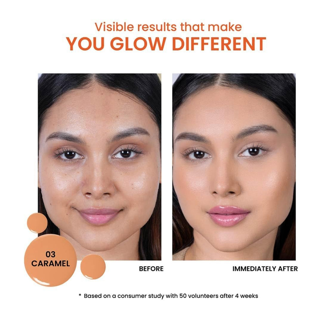 SPF 50 Tinted Sunscreen Caramel with Niacinamide & Vitamin E - 50ml